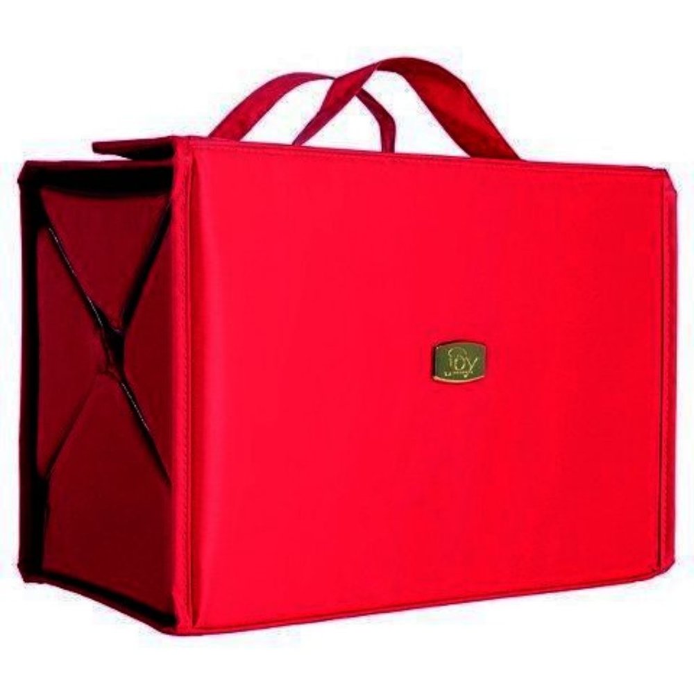 RED Joy Mangano, Red X-Large Better Beauty Case NWT